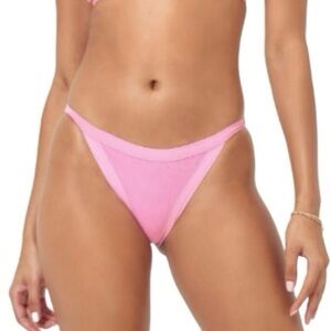 L*Space‎ Vacay Classic Bikini Bottom  Size Large  Color Guava